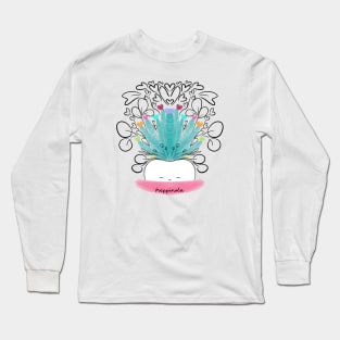 Molar Plant Illustration Long Sleeve T-Shirt